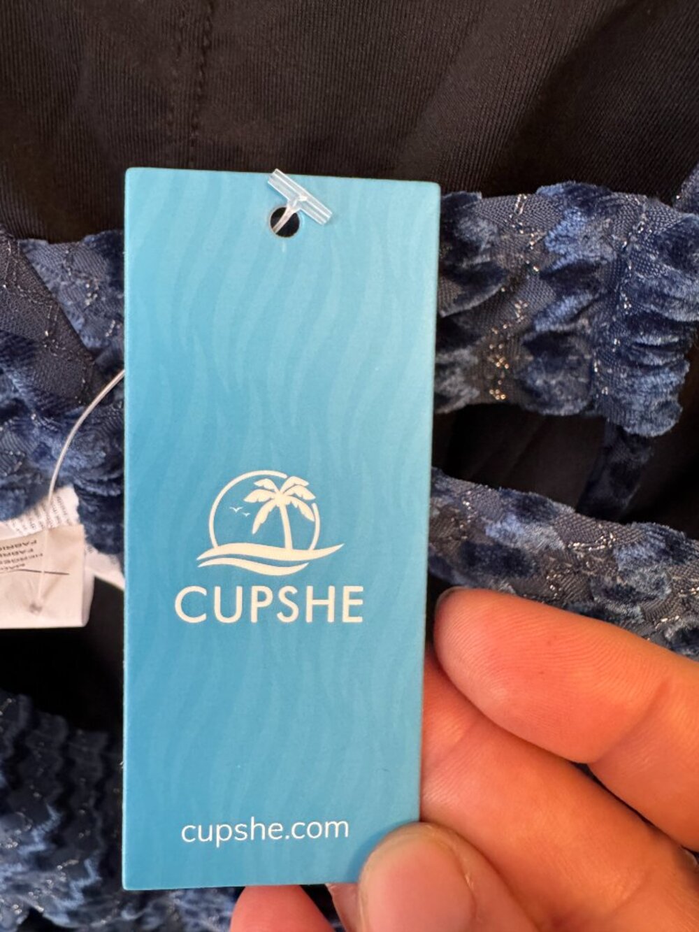 Cupshe - Velvet Bathingsuit - Picture 4 of 4